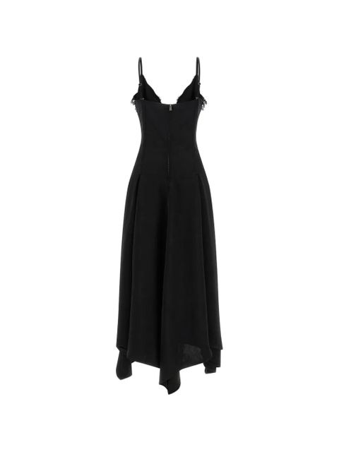 Alexander McQueen Gancini lace-insert dress - Black - zdjęcie produktu nr 2