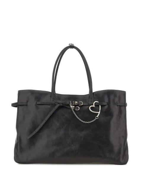 Marge Sherwood XL Grandma Used heart keychain tote bag - Black - zdjęcie produktu nr 1