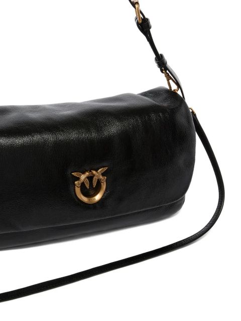PINKO logo shoulder bag - Black