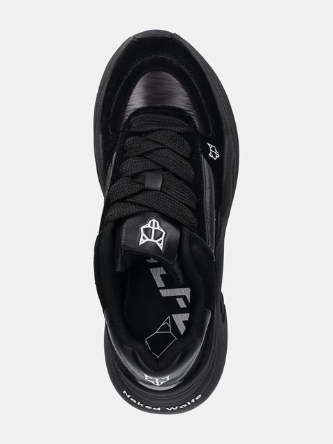 Naked Wolfe sneakersy Temple kolor czarny Temple Black Leather Suede