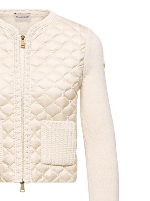Moncler quilted cardigan - Neutrals - zdjęcie produktu nr 2