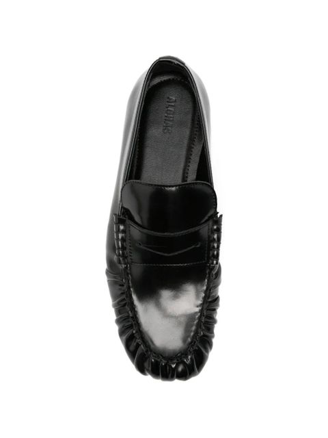 ALOHAS Aven leather loafers - Black