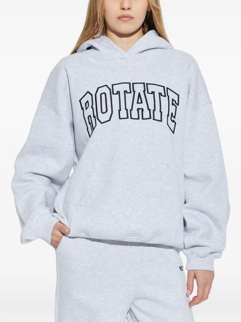 ROTATE BIRGER CHRISTENSEN logo-print hoodie - Grey - zdjęcie produktu nr 2
