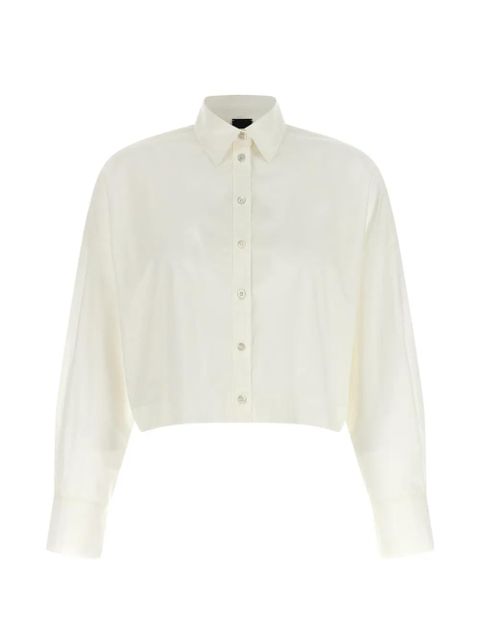 PINKO back curls cropped shirt - Neutrals - zdjęcie produktu nr 1