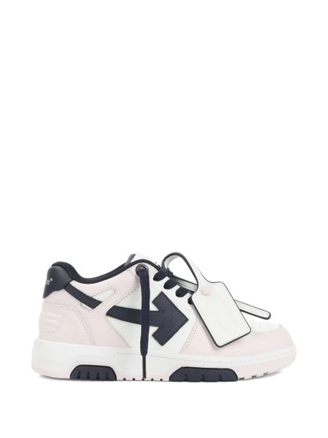 Off-White Out Of Office arrow-logo leather sneakers - Pink - zdjęcie produktu nr 1