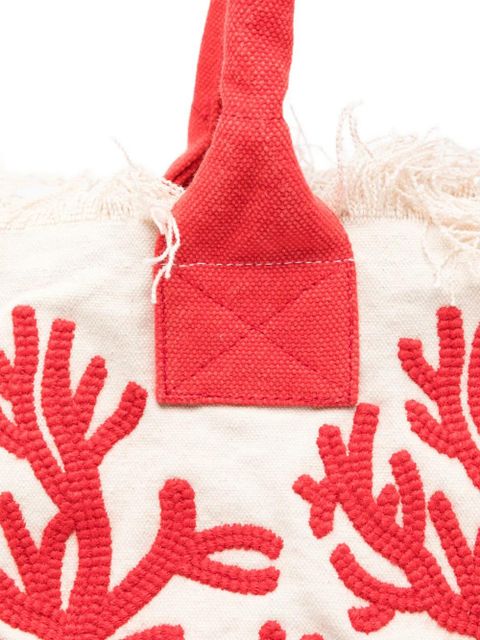 MC2 Saint Barth Vanity logo-embroidered tote bag - Neutrals