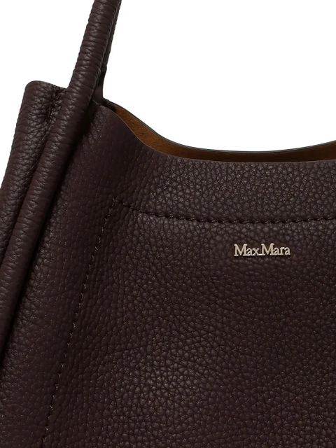Max Mara textured tote bag - Brown