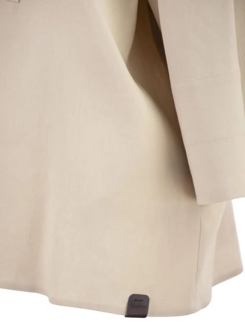 Max Mara notch neck top - Neutrals