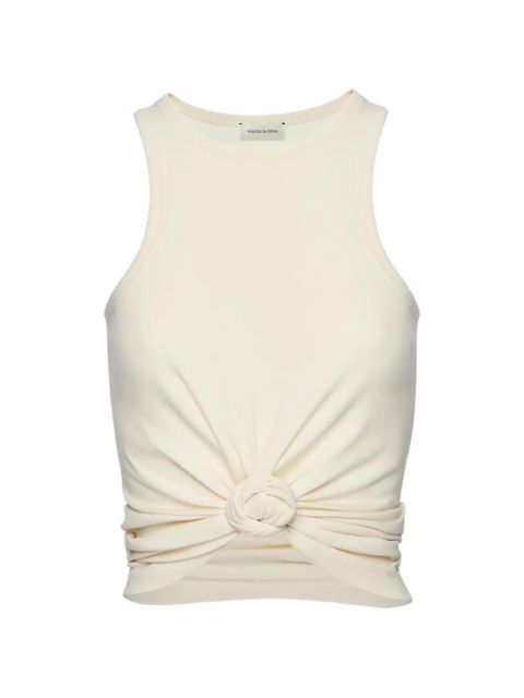 Magda Butrym knotted-detail top - Neutrals - zdjęcie produktu nr 1