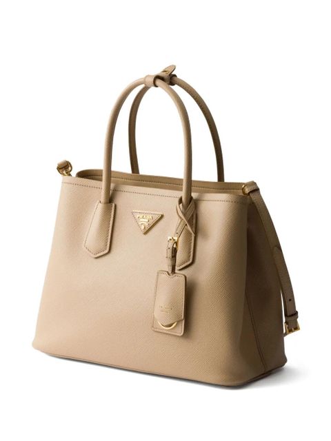 Prada medium Double tote bag - Neutrals - zdjęcie produktu nr 2