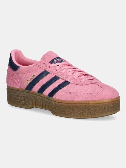 adidas Originals sneakersy zamszowe Handball Spezial Bold damskie kolor różowy IH9184 - zdjęcie produktu nr 1