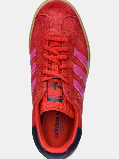 adidas Originals sneakersy zamszowe Gazelle Bold kolor czerwony JH9665 - zdjęcie produktu nr 2