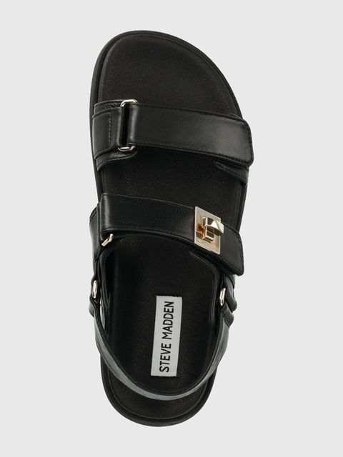 Steve Madden sandały skórzane Mona damskie kolor czarny SM11002535