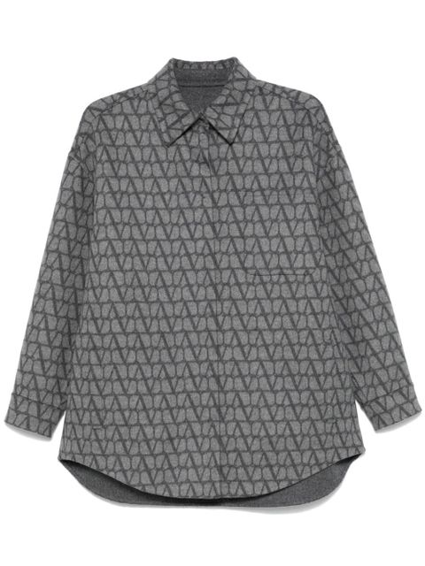Valentino Garavani Toile Iconographe shirt - Grey - zdjęcie produktu nr 1