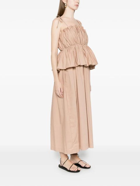 TWINSET sleeveless midi dress - Neutrals