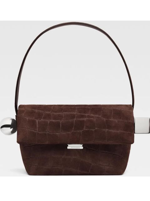 Jacquemus Le Rond Carre shoulder bag - Brown