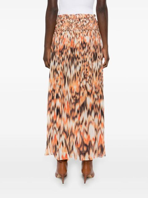 ISABEL MARANT Rolande maxi skirt - Orange