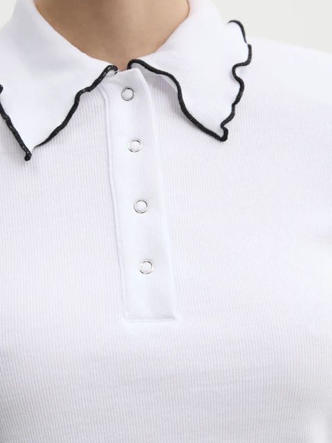 Rotate polo damski kolor biały 113653400