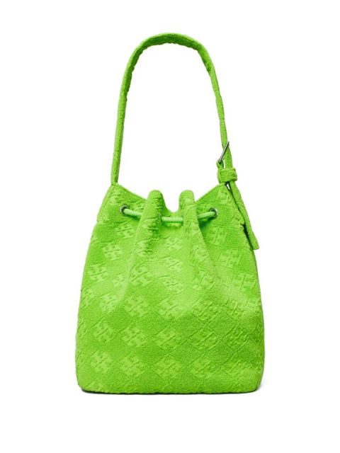 Tory Burch drawstring bucket bag - Green - zdjęcie produktu nr 2