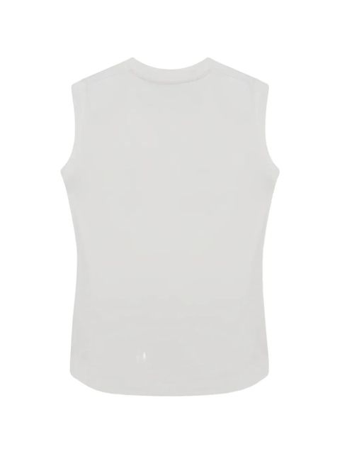 The Attico Reese logo-detail tank top - White - zdjęcie produktu nr 2