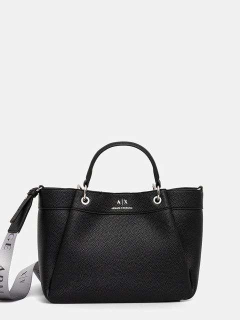 Armani Exchange torebka kolor czarny - zdjęcie produktu nr 1