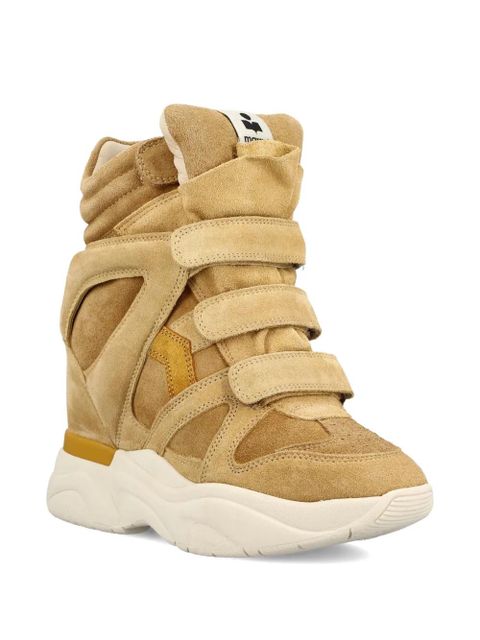 ISABEL MARANT cut-out touch-strap sneakers - Neutrals - zdjęcie produktu nr 2