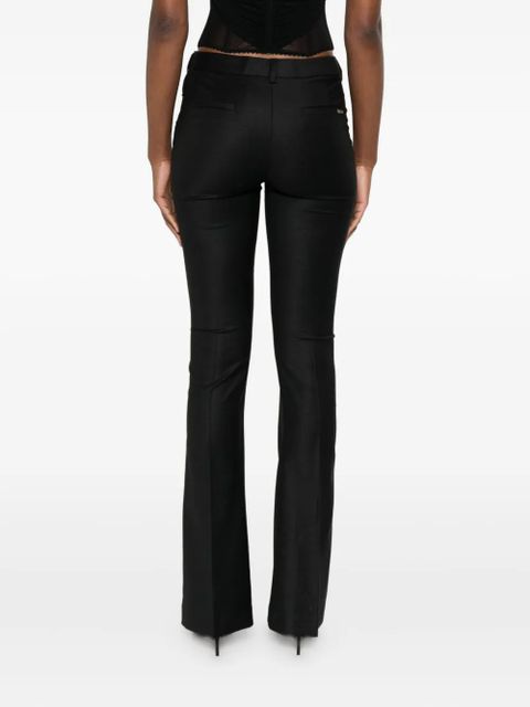 Blumarine welt-pockets straight trousers - Black