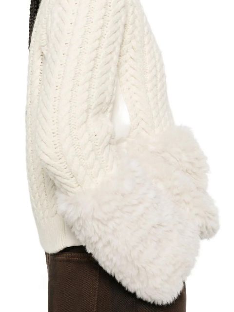 Moncler zip-up cardigan - Neutrals