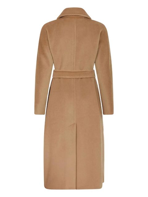 Max Mara belted collared coat - Brown