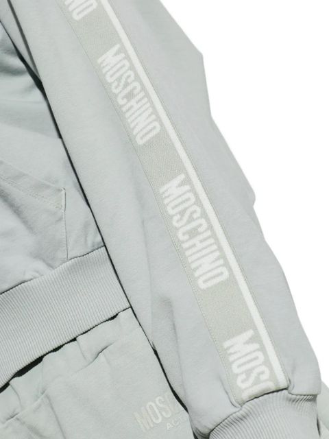 Moschino zip-up hoodie - Blue