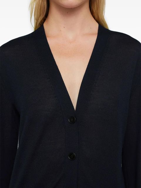 Jil Sander V-neck cashmere cardigan - Blue