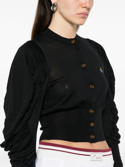 Vivienne Westwood Eli button orb cardigan - Black - zdjęcie produktu nr 2