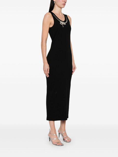 Givenchy snake-crystal midi dress - Black - zdjęcie produktu nr 2