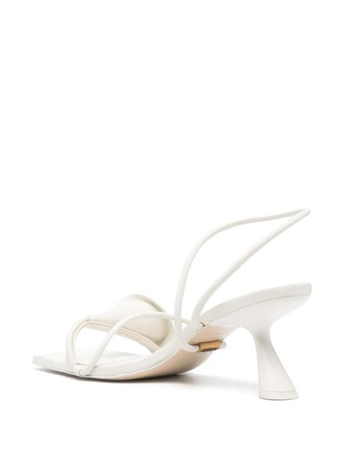 Cult Gaia 80mm Ria spiral strap sandals - White