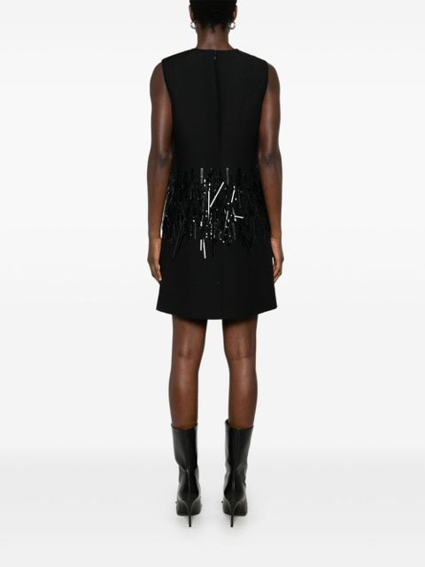 Valentino Garavani crepe mini dress - Black