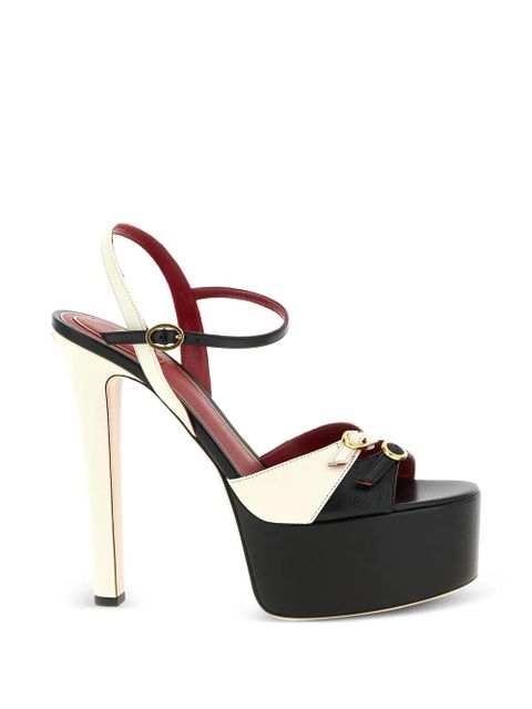 Valentino Garavani two-tone platform sandals - Neutrals - zdjęcie produktu nr 1