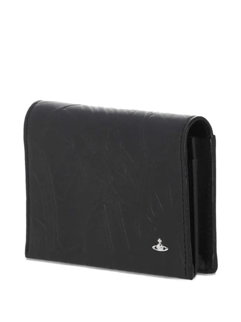 Vivienne Westwood embossed-design logo wallet - Black