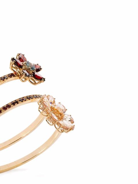 Dolce & Gabbana 18K yellow gold Spring rhodolite garnet, morganite, zircon and citrine bracelet