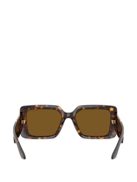 Versace Eyewear square-frame sunglasses - Brown