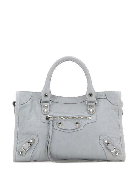 Balenciaga small Le City leather tote bag - Grey - zdjęcie produktu nr 1