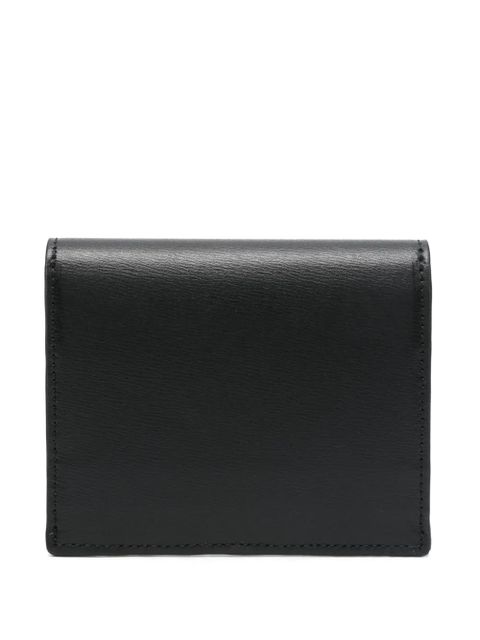 TOTEME T-lock leather card holder - Black - zdjęcie produktu nr 2