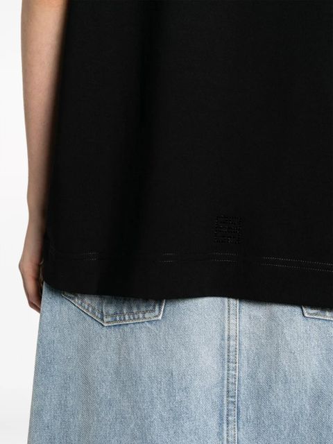 Givenchy rhinestone-embellishment cotton T-shirt - Black