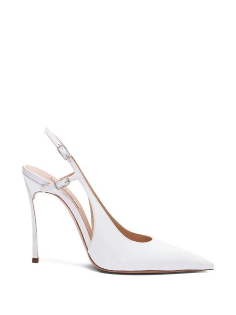 Casadei point-toe heeled pumps - White - zdjęcie produktu nr 1