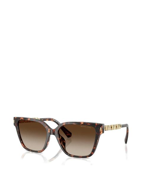 Michael Kors logo square-frame sunglasses - Brown - zdjęcie produktu nr 1