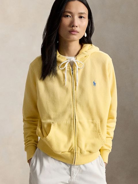 Polo Ralph Lauren bluza rozpinana z kapturem damska bawełniana - zdjęcie produktu nr 1