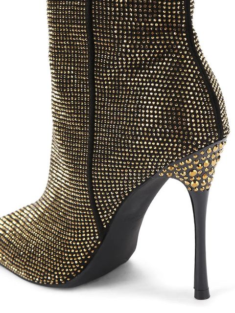 Kurt Geiger London kozaki Mayfair Point Knee Boot damskie kolor czarny na szpilce 4992705609 - zdjęcie produktu nr 2