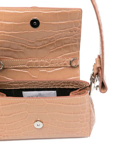 Vivienne Westwood small Hazel croco-effect tote bag - Pink