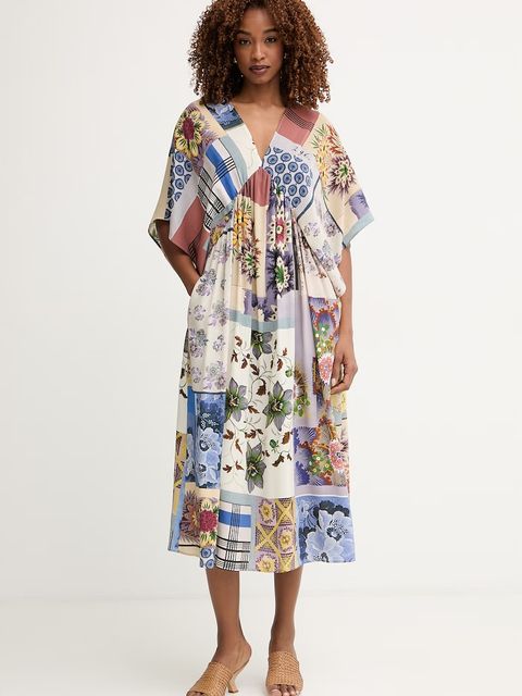 Weekend Max Mara sukienka letnia jedwabna NOME - zdjęcie produktu nr 1