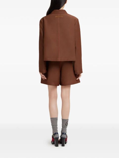 Marni long-sleeve jacket - Brown