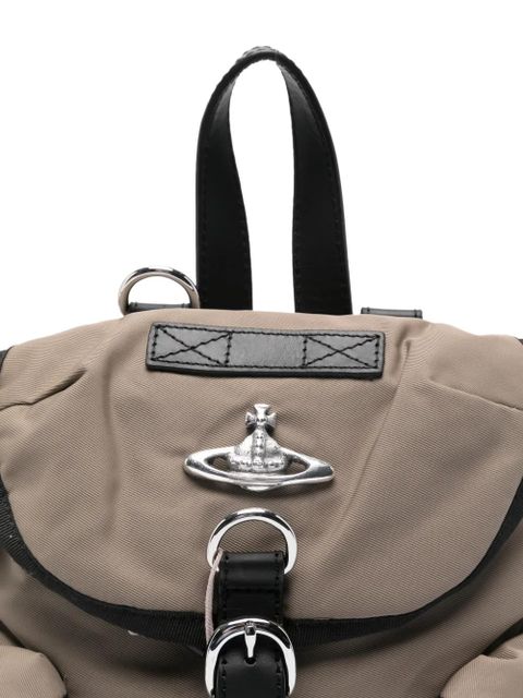 Vivienne Westwood small Highland Orb-detail backpack - Neutrals